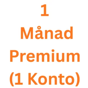 1 Month Premium (1 account)