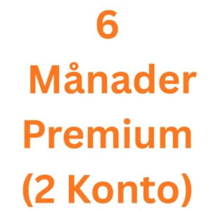 6 Months Premium (2 accounts)